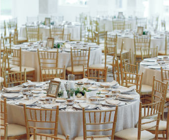 Mesas redondas Eventos elegantes
